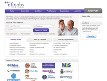 Tablet Screenshot of nfpjobs.com.au